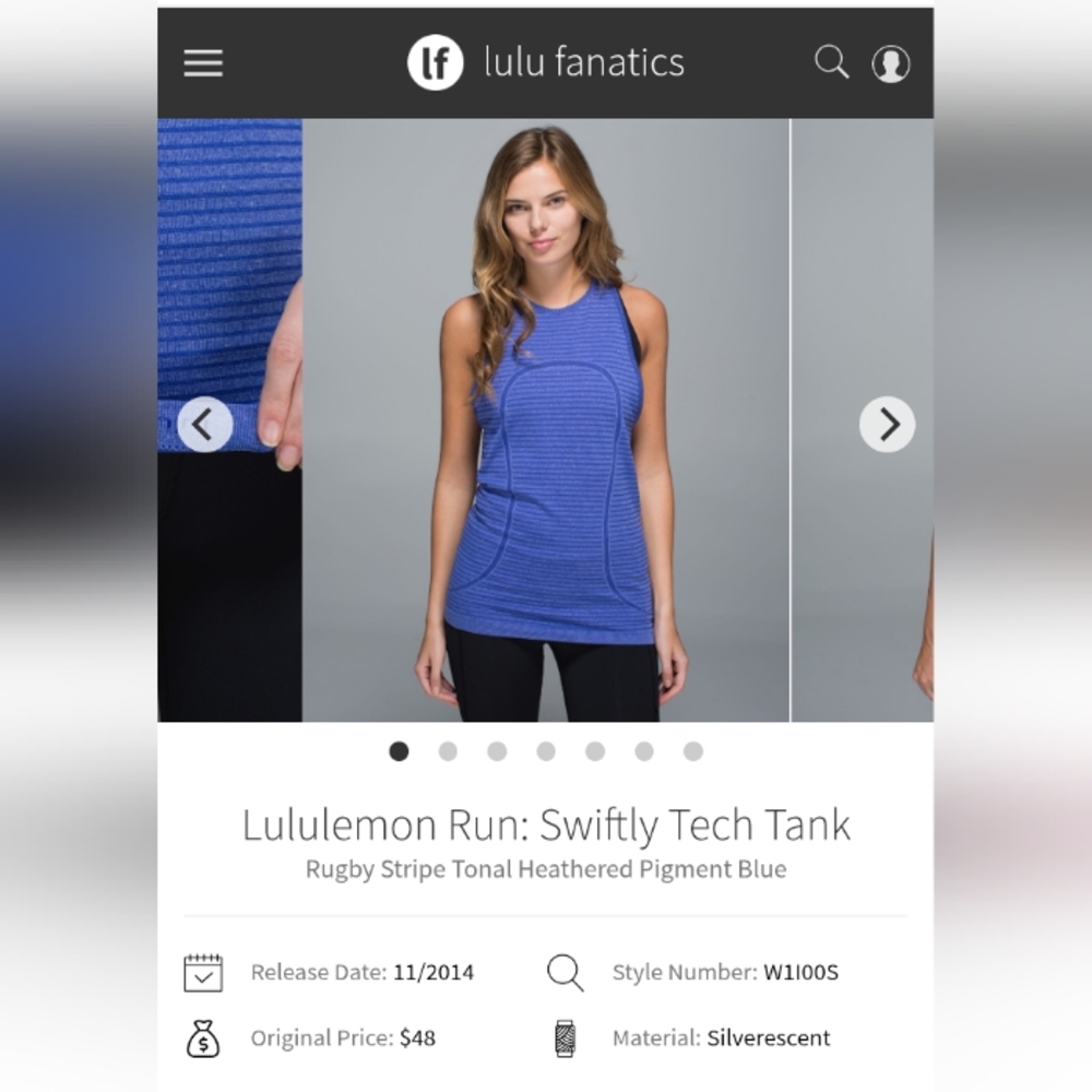 Lululemon Swiftly Tech Tank